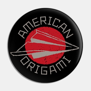 American Origami Pin