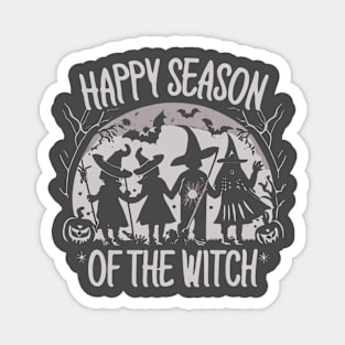 Happy Season of the Witch Halloween Magnet