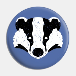 Badgers Crossing (B&W) Pin