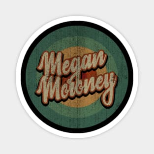 Circle Retro Vintage Megan Moroney Magnet