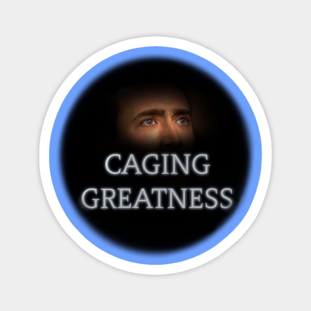 Caging Greatness Main Logo Magnet by CagingGreatness