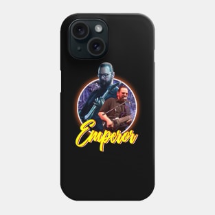 In the Nightside Eclipse of Style Emperors Band Tees, Black Metal Elegance for True Connoisseurs Phone Case