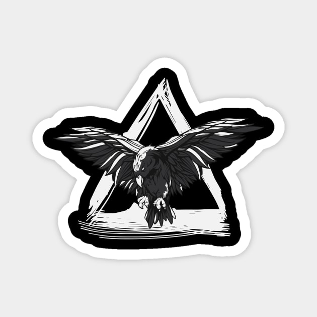 Crow | Eagle Magnet by LR_Collections