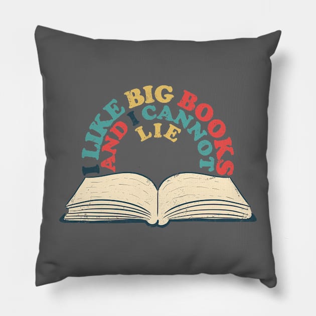 Big Books Pillow by Zachterrelldraws