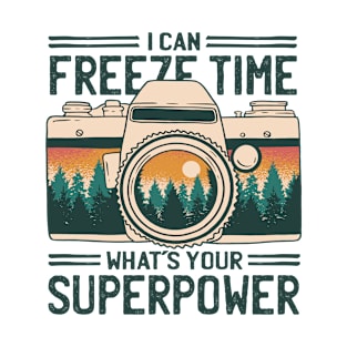 Time Freezer Superpower Snap T-Shirt