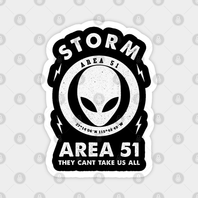 Storm Area 51 Magnet by jamboi