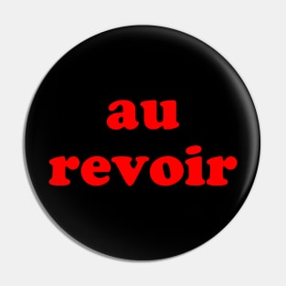 Au revoir Pin