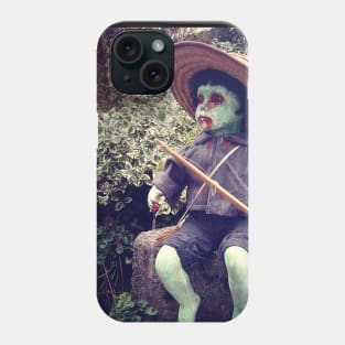 Fishing Zombie doll Phone Case