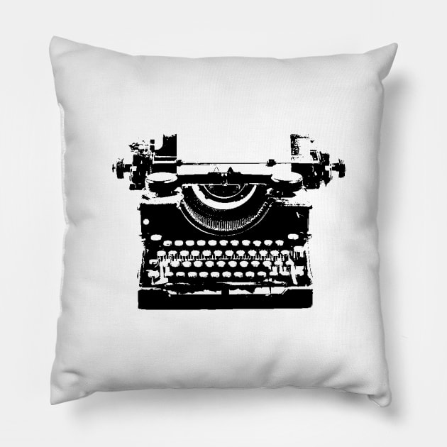 typewriter Pillow by rchaem