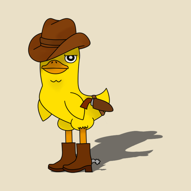 Disover Cowboy Duck - Ducks - T-Shirt