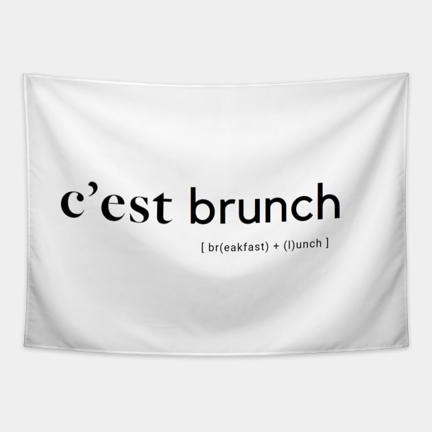 C'est brunch Tapestry by C'est