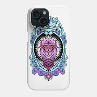 Red Eyes Llama Phone Case