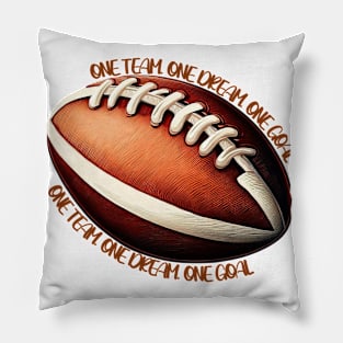 RUGBY: ONE TEAM, ONE DREAM, ONE GOAL Pillow