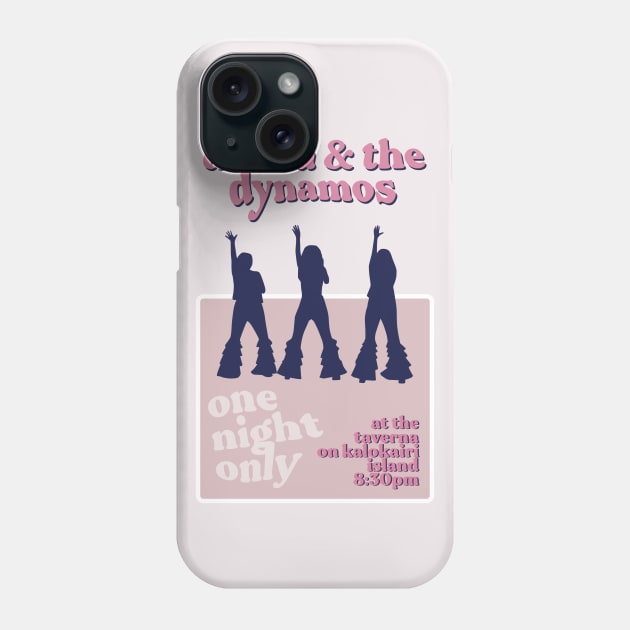 Donna & the Dynamos Poster Phone Case by honeydesigns