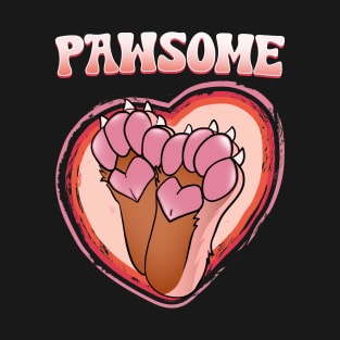 Pawsome I Furry Fandom Cospaly T-Shirt