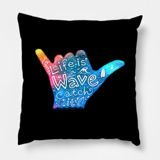 LIfe is Wave Pillow