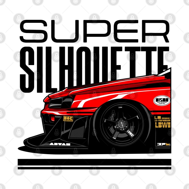 Nissan Skyline GT R 34 Super Silhouette by aredie19