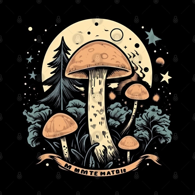 Mushroom hunting under the changing moon by Pixel Poetry