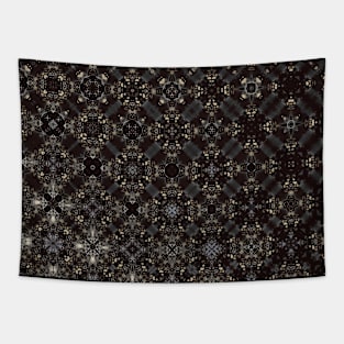 Black and White Classic Rug Looking Pattern - WelshDesignsTP002 Tapestry