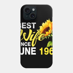 50th Wedding Anniversary Best Wife Since June 1969 Phone Case