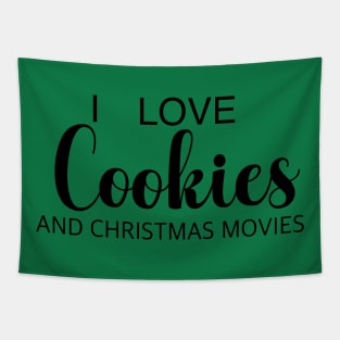 Cookies and Christmas Movies Tapestry