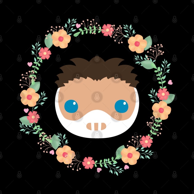 Cute Chibi Will Graham with Flower Crown by OrionLodubyal