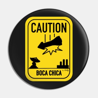 STARSHIP FALLING BOCA CHICA DEPOSIT Pin