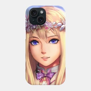 Blonde Anime Girl Phone Case