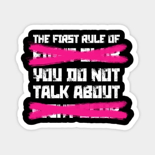 The First Rule of Fight Club Magnet