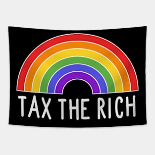 Tax the Rich - Rainbow Tapestry