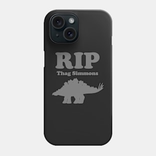 RIP Thag Simmons - Grey Version - Tribute Phone Case