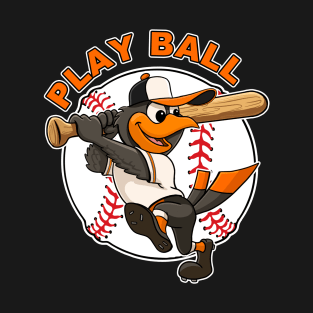 The Oriole Bird Mascot Baltimore Baseball T-Shirt