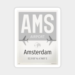 AMS Amsterdam Airport Magnet