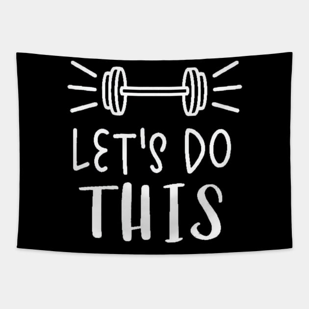 Let's Do It , Workout , Sport , Cute Gym, Gym Gift, Positive Sport