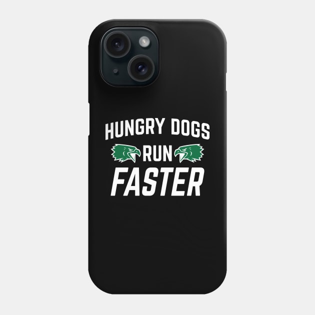 Hungry Dogs Run Faster - Retro-Vintage v3 Phone Case by Emma