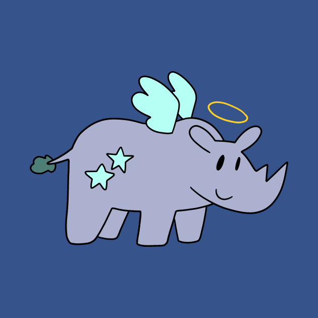 Angel Rhino by saradaboru