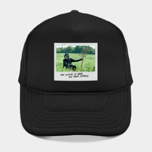Schitt's Creek Instant Photo: David - You Have a Bug on Your Dress Hat