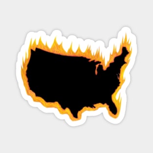 Hot Mess the USA Magnet