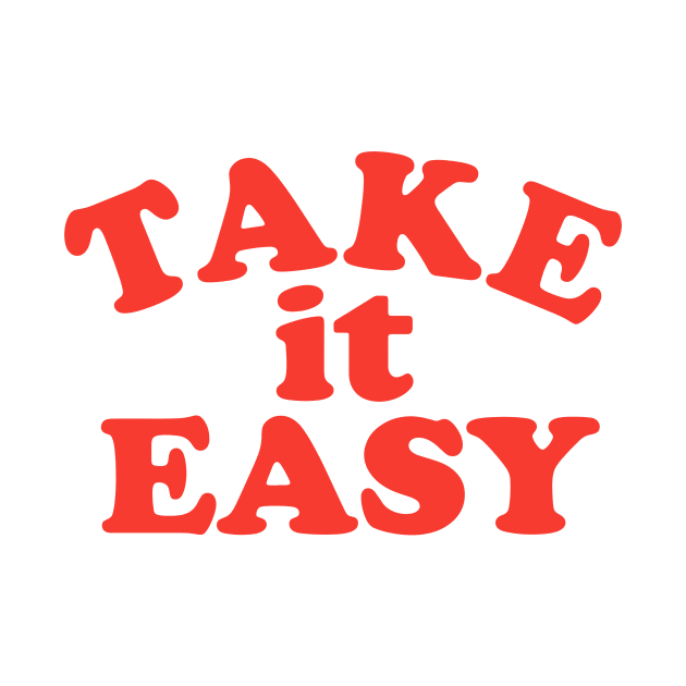 Take It Easy by binding classroom