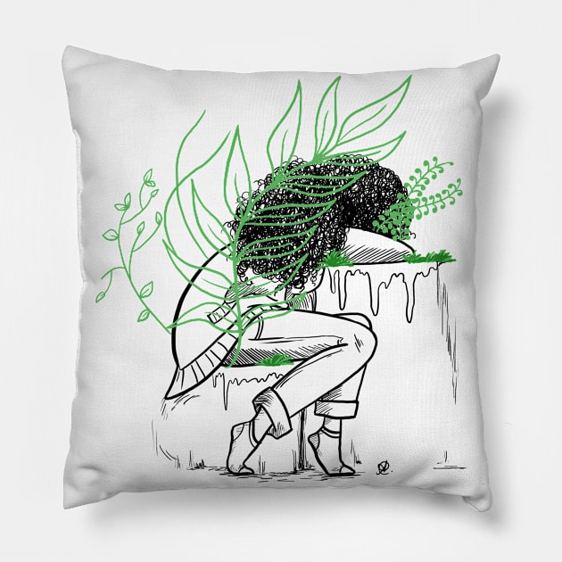 Overthinking Pillow by aliyahart