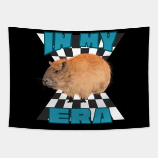 In My Era Capybara Meme Ironic Retro Cute Viral Tapestry