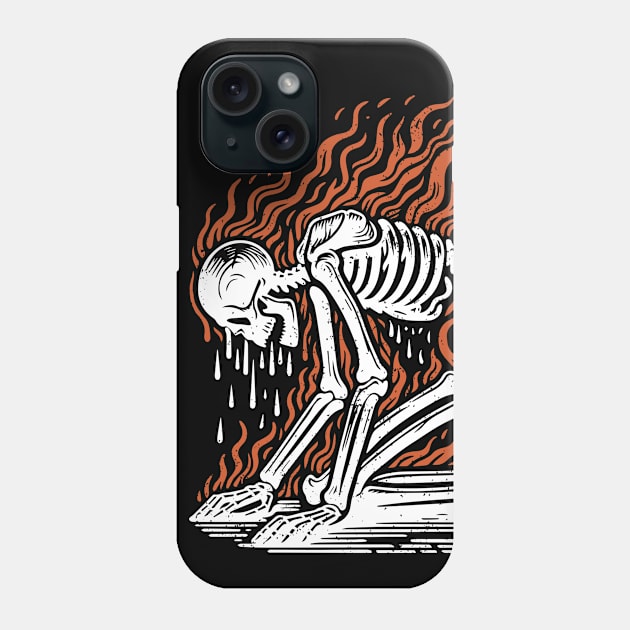 Inferno Defeat Phone Case by illustrationnerd