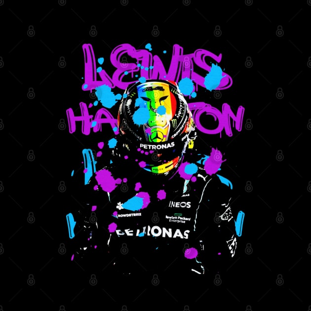 Lewis Hamilton Neon by lavonneroberson