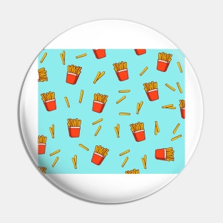 Pattern Fries Pin