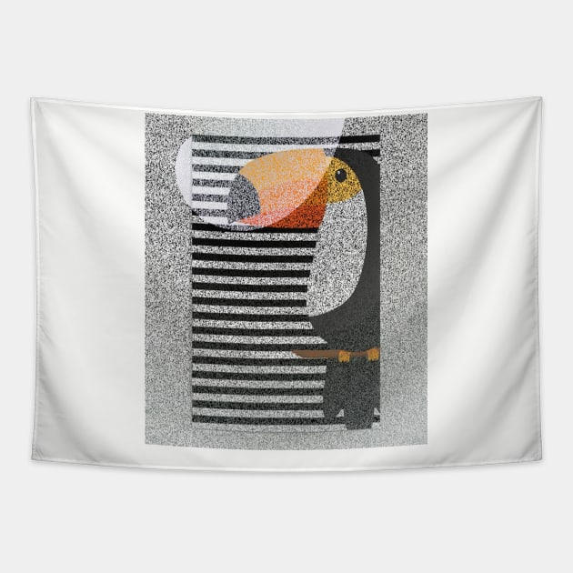expressionism bird Tapestry by joshsmith