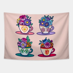 Teatime in Wonderland Tapestry