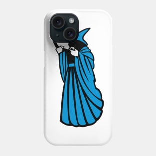 Hovering Blue Wizard Art Phone Case