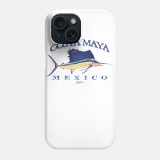 Costa Maya, Mexico, Vintage Sailfish Phone Case