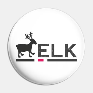 Bull elk Pin