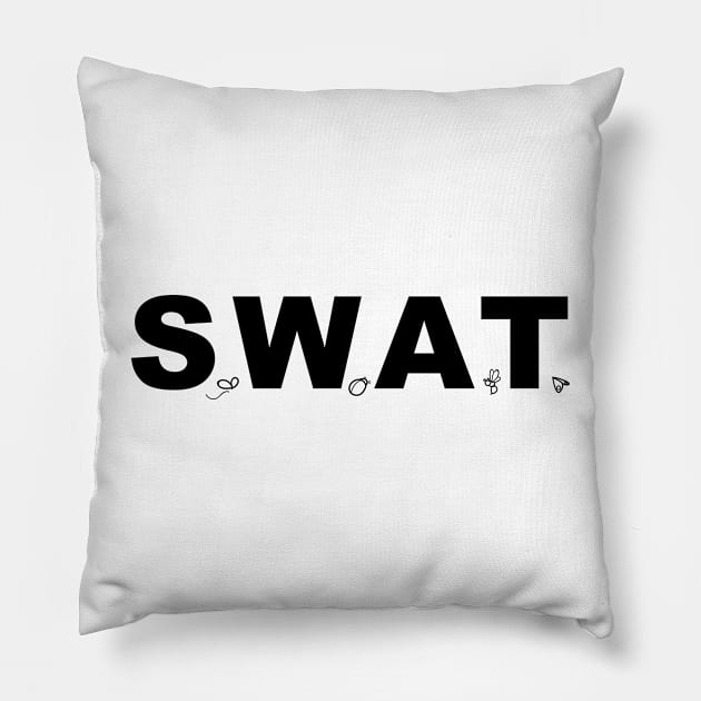 SWAT bugs Pillow by TiffanyYau